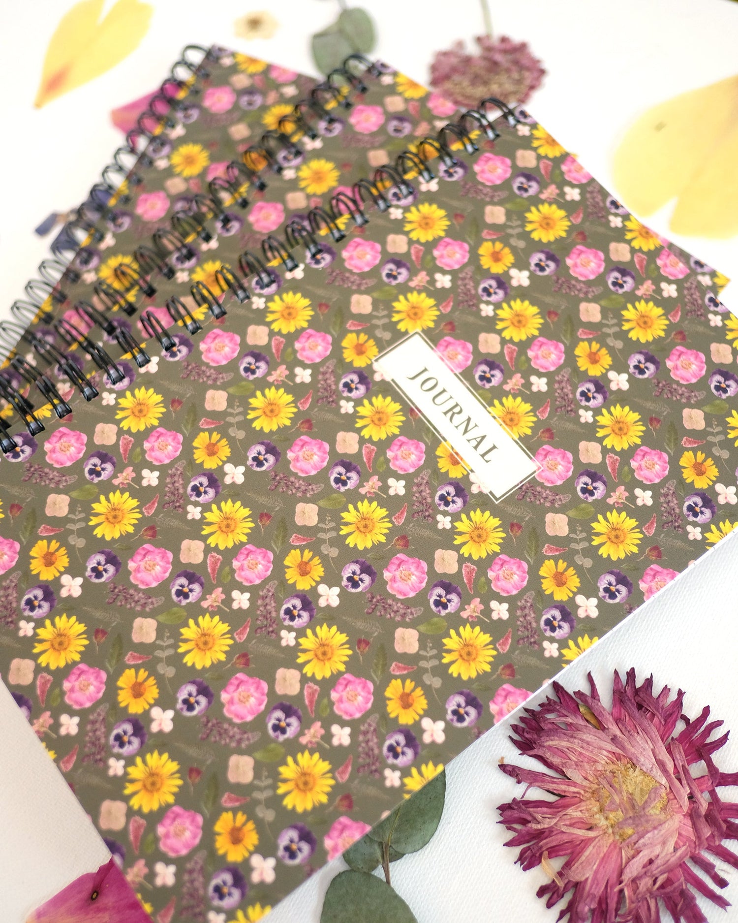Wild Thoughts Pressed wildflower notebooks