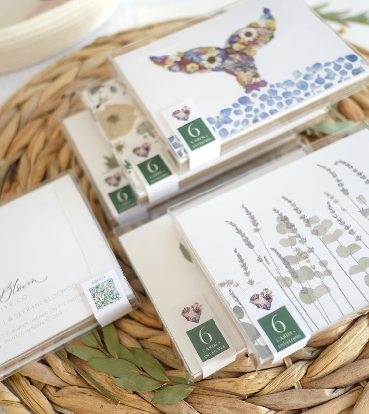 mixed note card sets