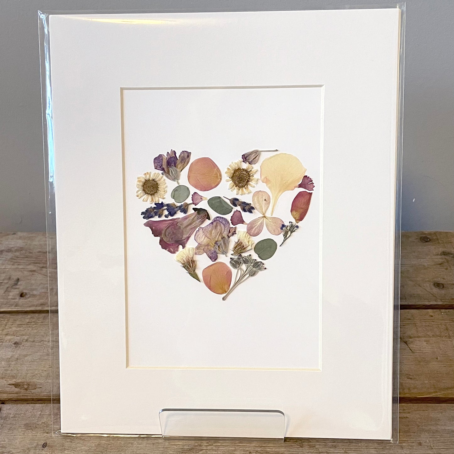 5"x7" Floral Heart - Original Artwork