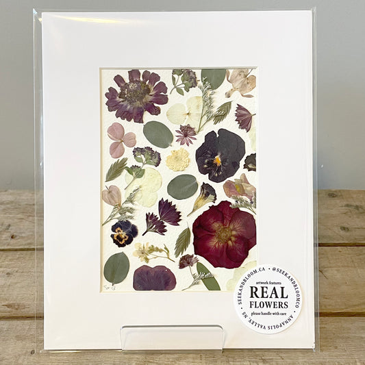 5"x7" Purple Collage - Original Artwork