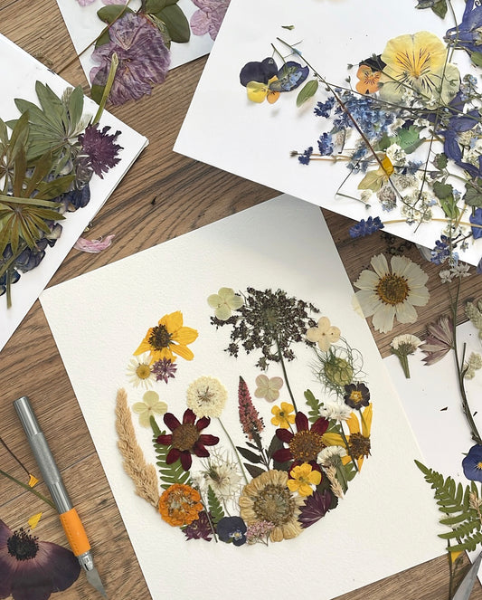WORKSHOP Pressed Flower 'Nature Mandala' (Sunday, October 26th)