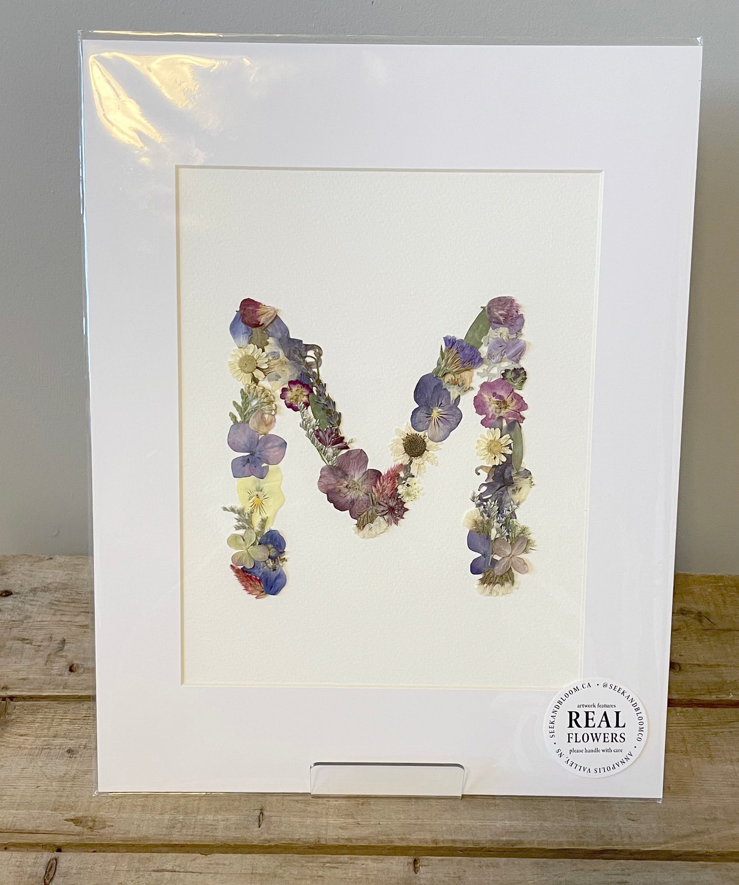 8x10" Monogram M - Original Artwork
