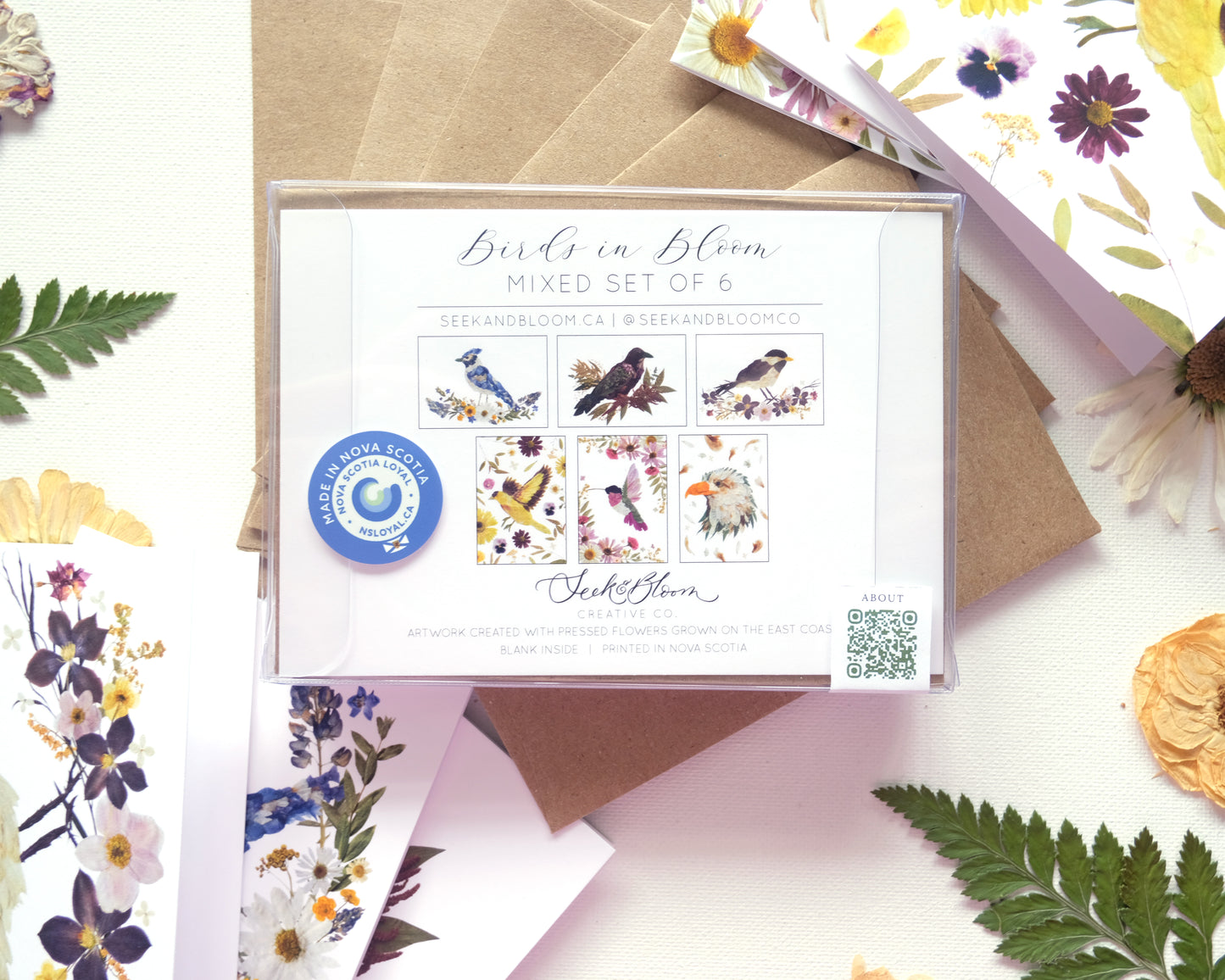 Birds in Bloom - Mixed Note Card Set