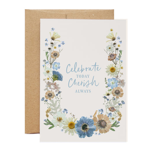 Celebrate Today, Cherish Always, Large Card