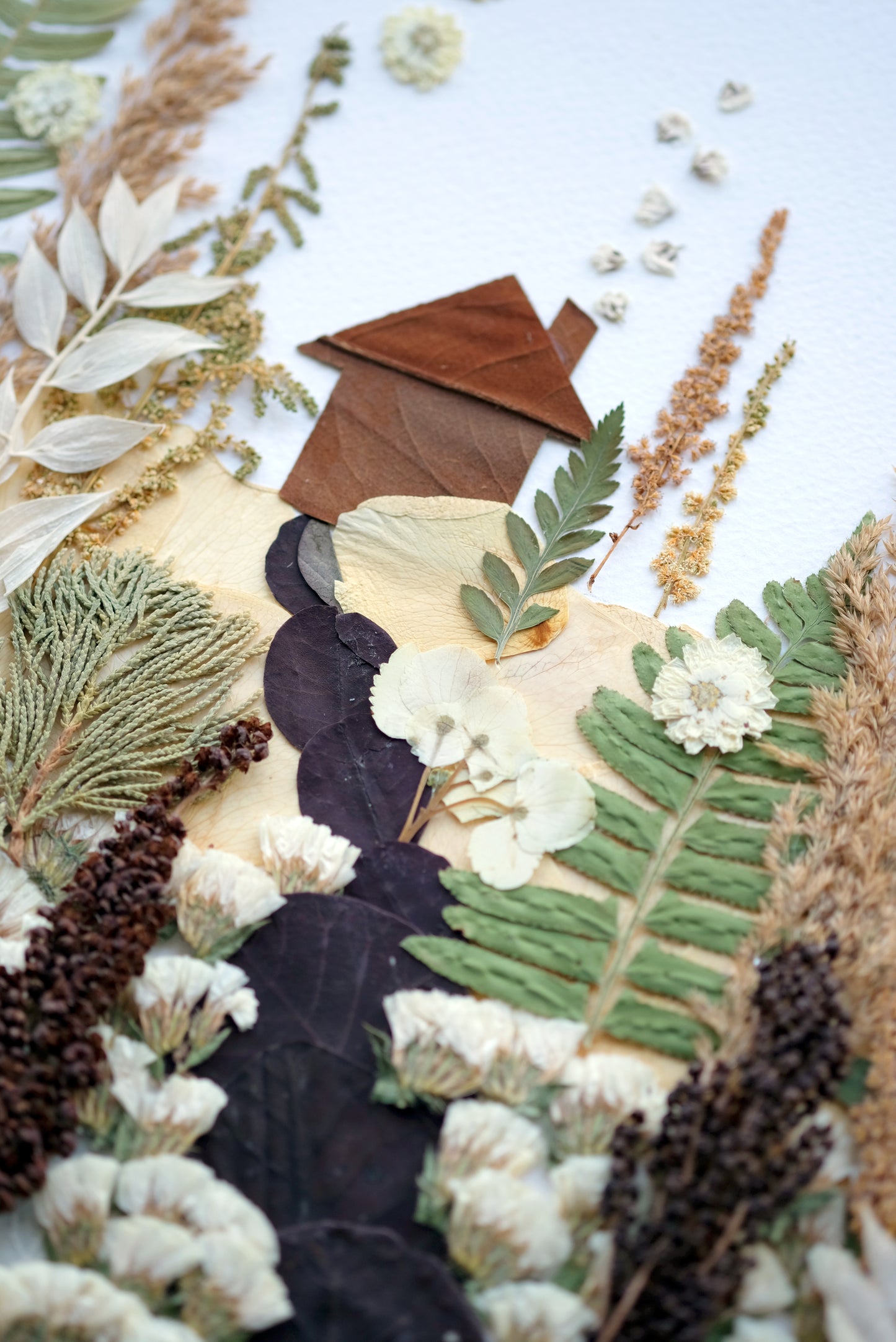 Cabin in the Woods, Botanical Original Artwork