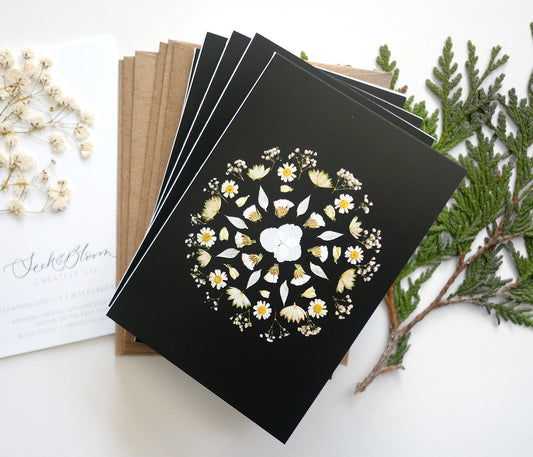Snowflake, Holiday Blank Note Card Set
