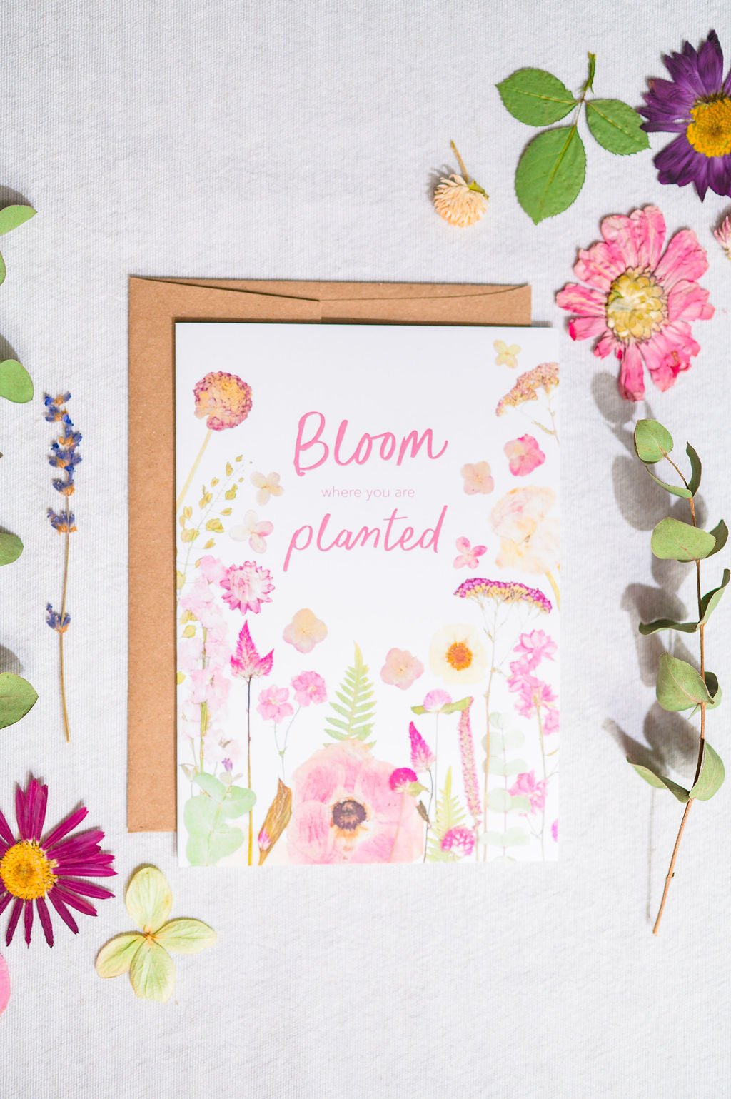 Bloom Where You Are Planted, Large Card *Discontinued