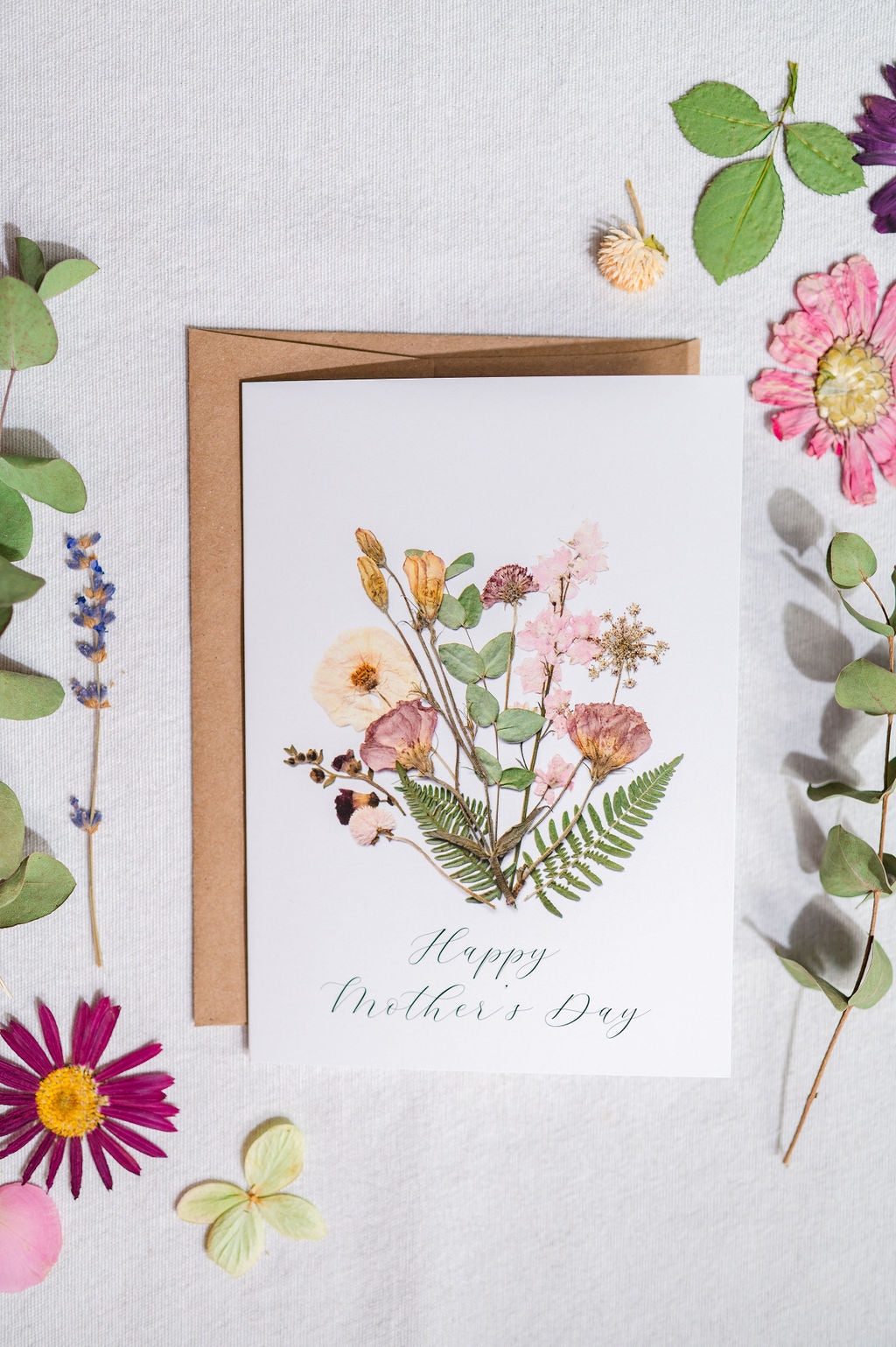 Vintage Bouquet Happy Mother's Day, Large Card