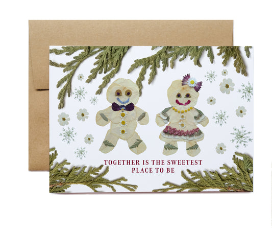 Gingerbread Friends, Card, 5x7