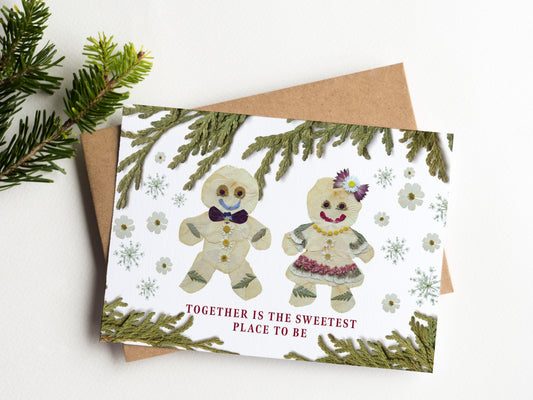 Gingerbread Friends, Card, 5x7