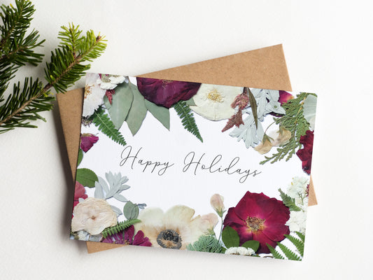 Happy Holiday's Large Card 5x7