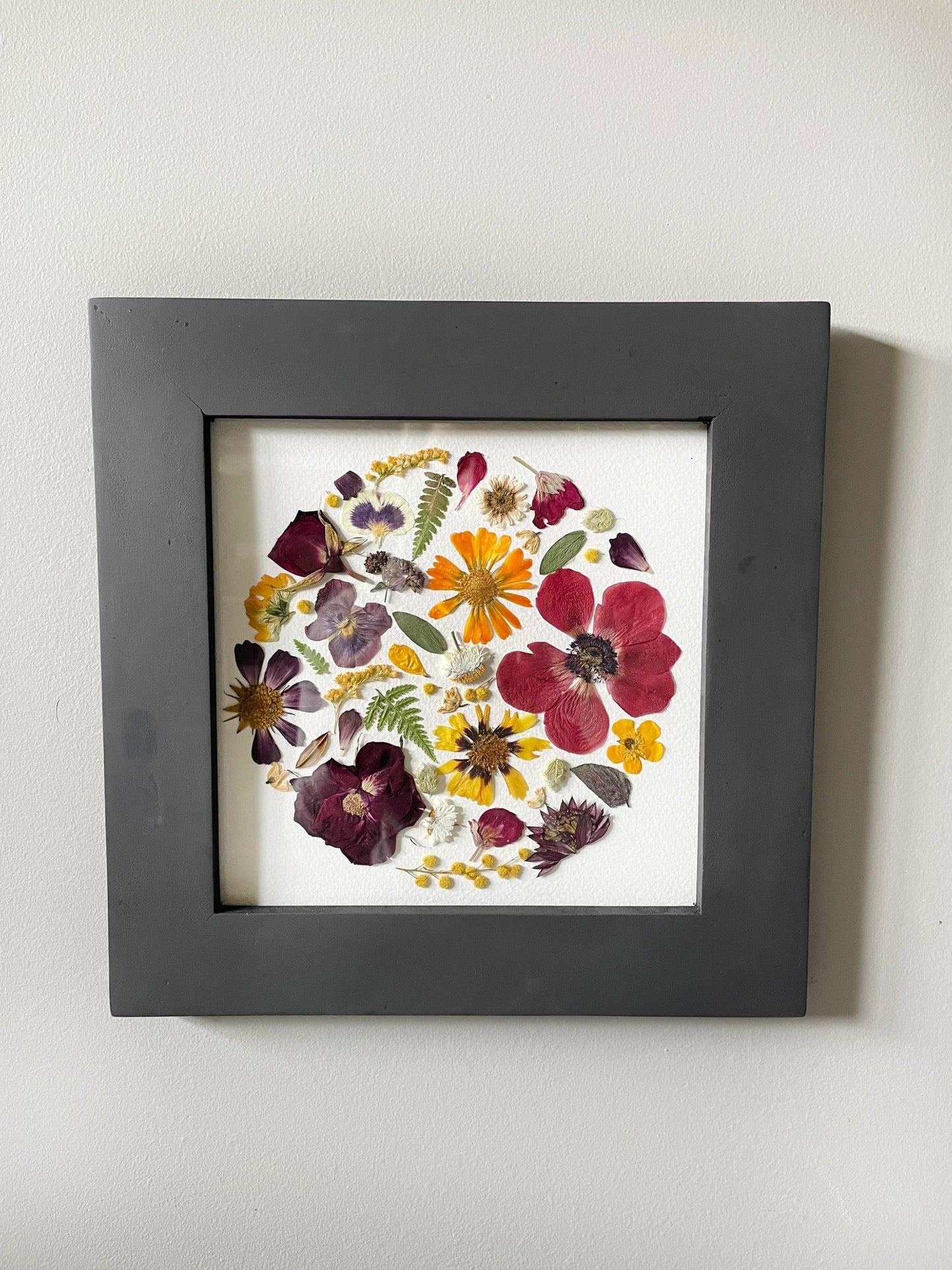 Moon Collection, Black Frame - Harvest Moon, Fall Harvest Full Moon