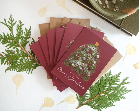 Christmas Tree, Holiday Note Card Set