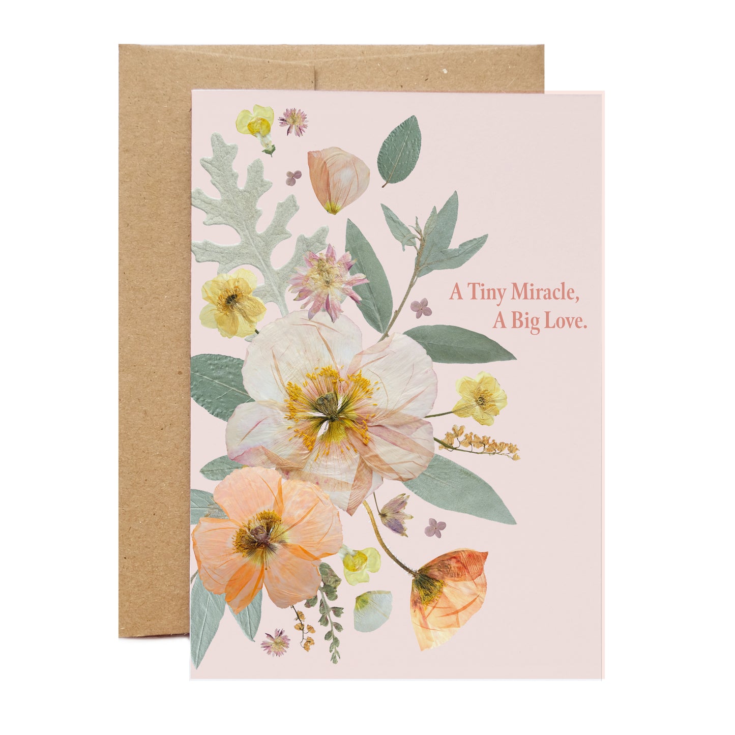 Tiny Miracle, Big Love, Baby, Large Card