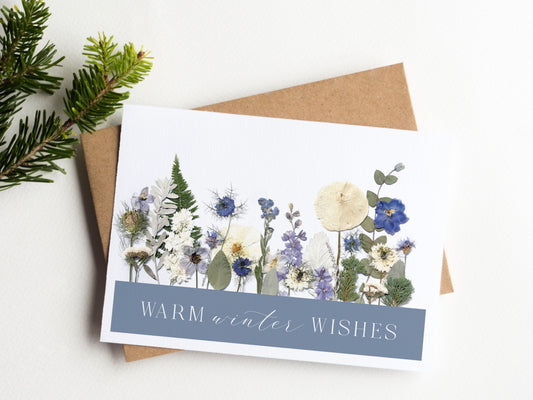 Warm Winter Wishes,  Card 5x7  *Discontinued