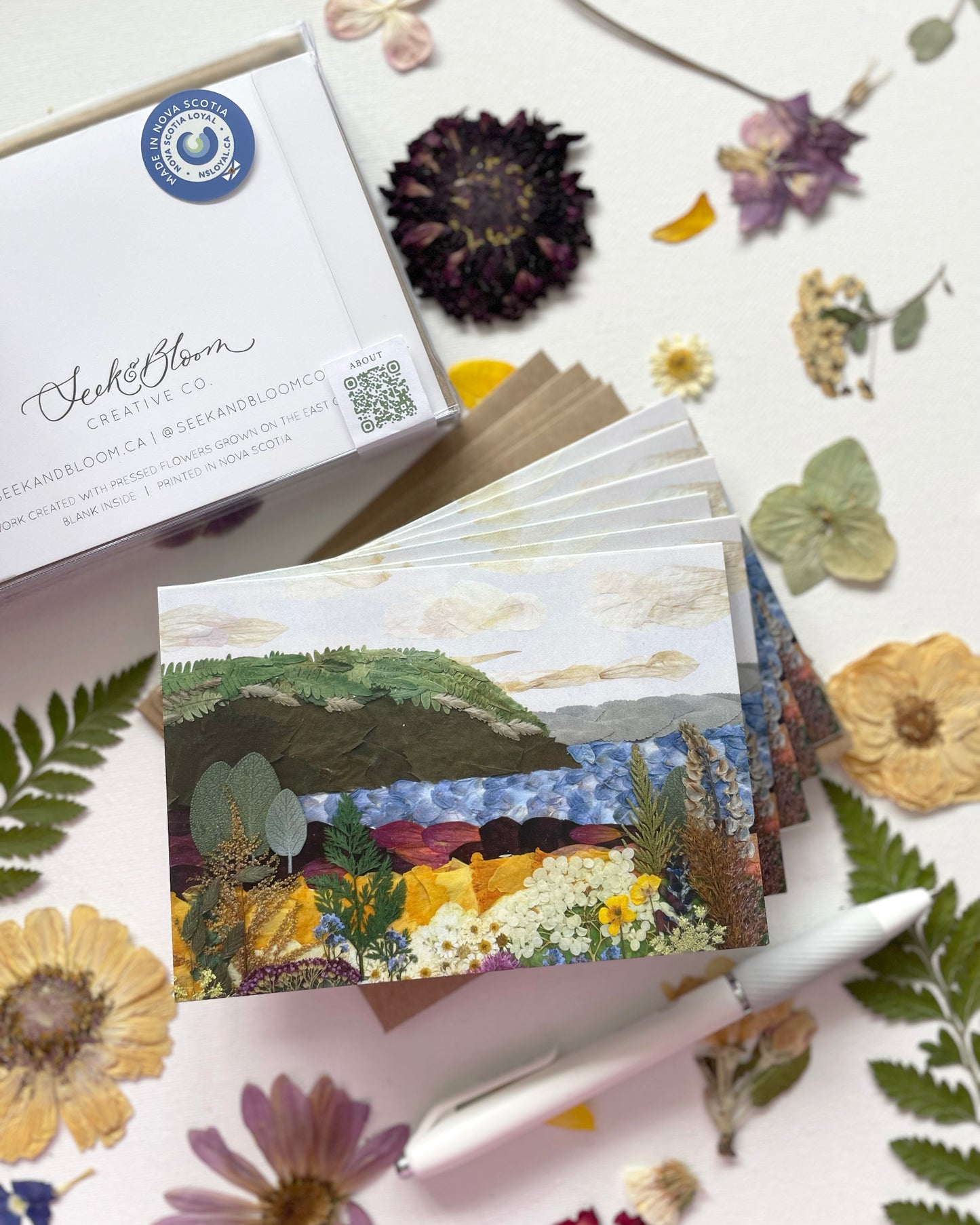 Blomidon in Bloom, Note Card Set