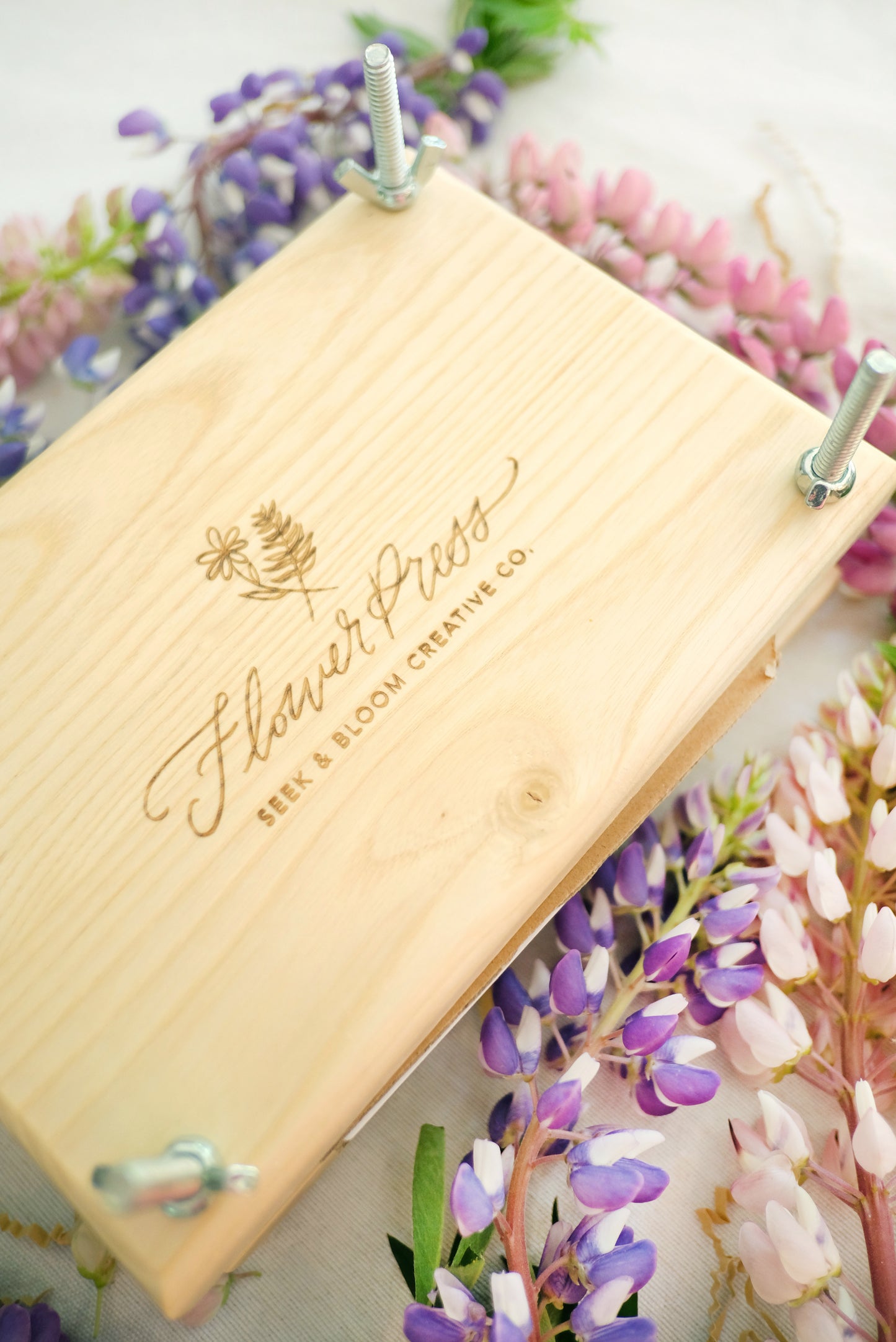 Heirloom Hand-Crafted Hardwood Flower Press