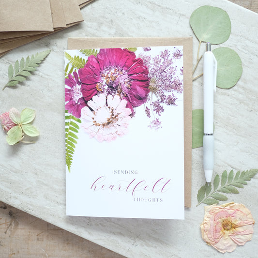 Sending Heartfelt Thoughts, Sympathy Card