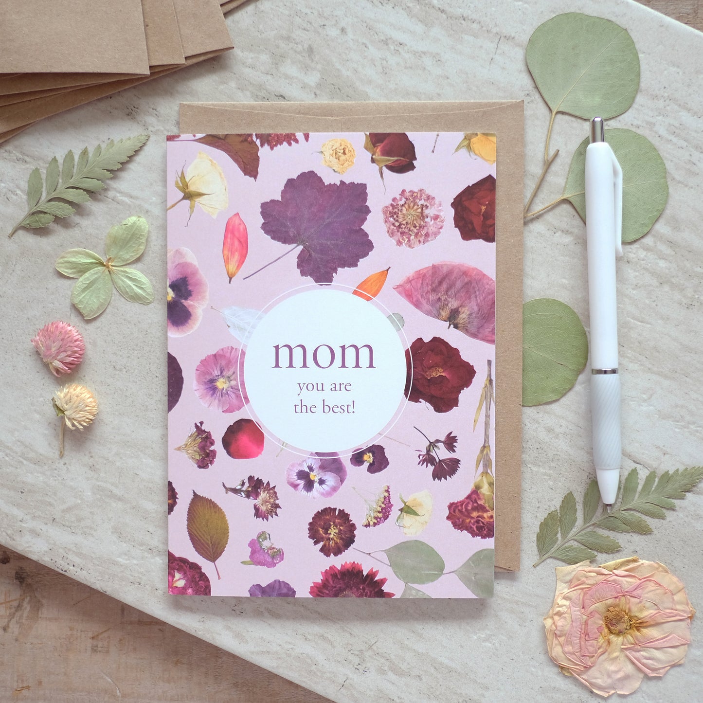 Mom You Are The Best, Mother's Day Card