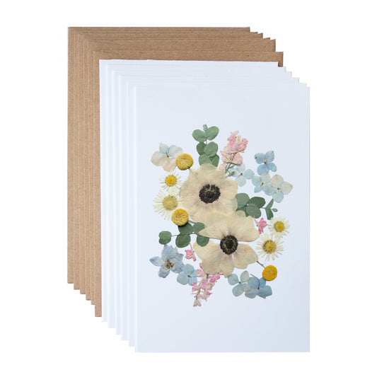 Pretty Floral Anemones, Note Card Set