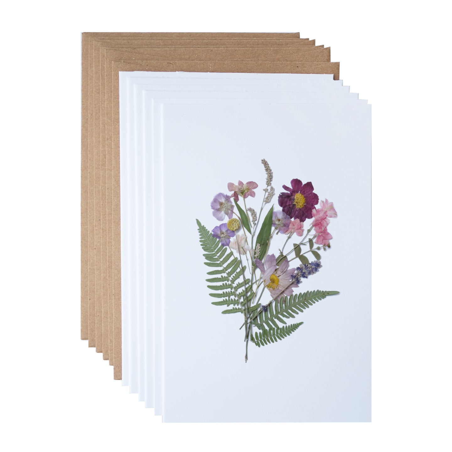 Bouquet, Natural Flower, Note Card Set