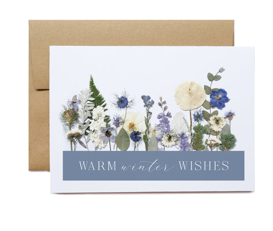 Warm Winter Wishes,  Card 5x7  *Discontinued