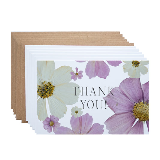 Thank You, Pressed Flower Cosmos