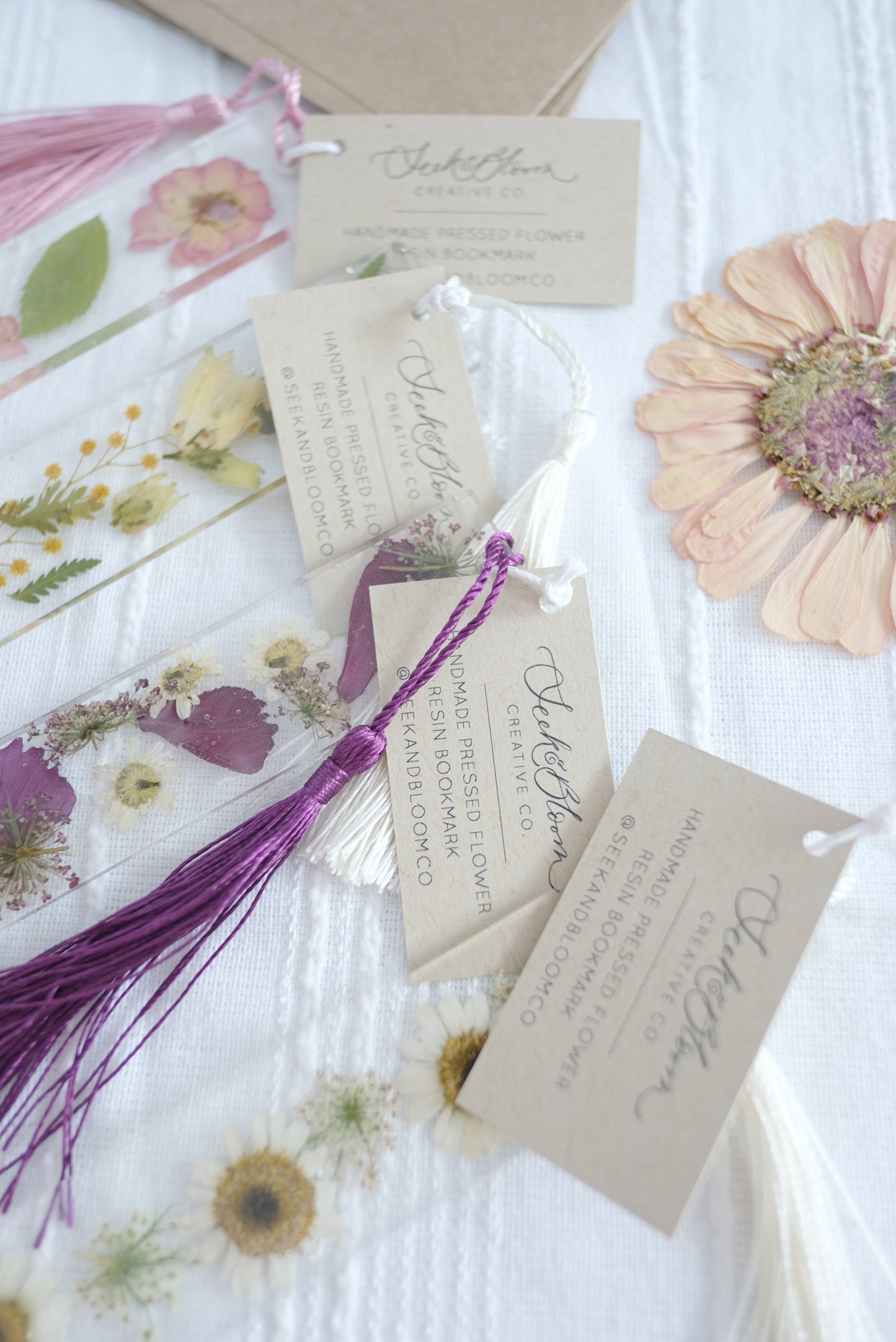 Resin Bookmarks, Handmade