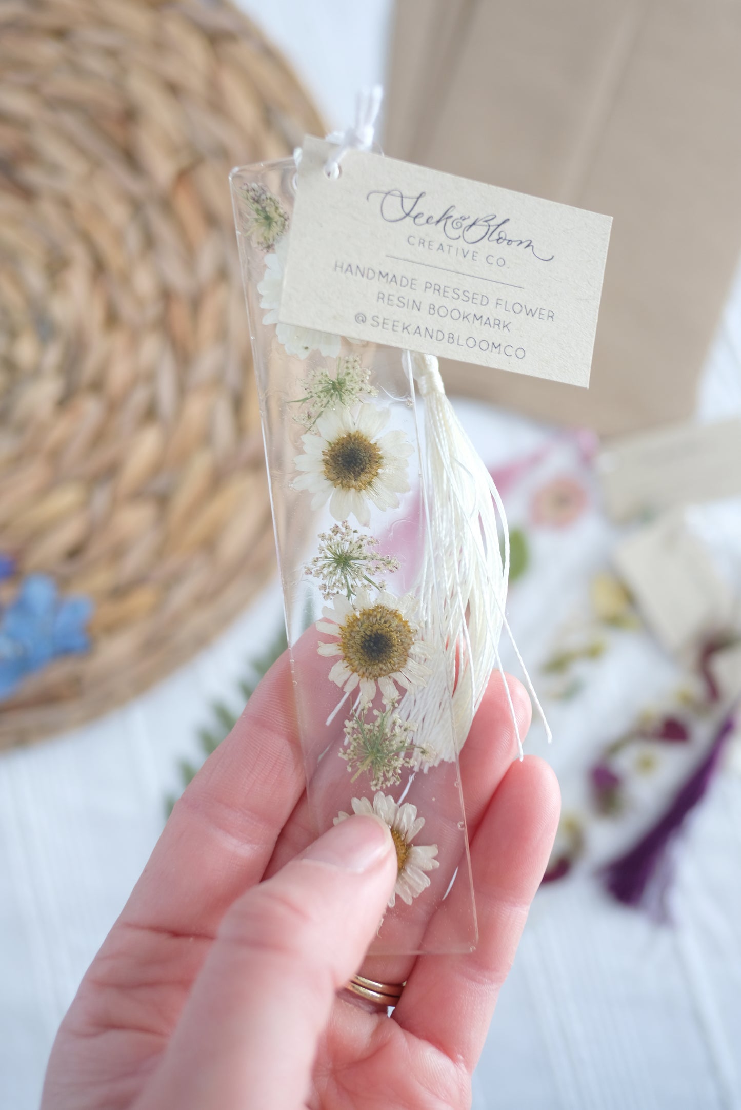 Resin Bookmarks, Handmade