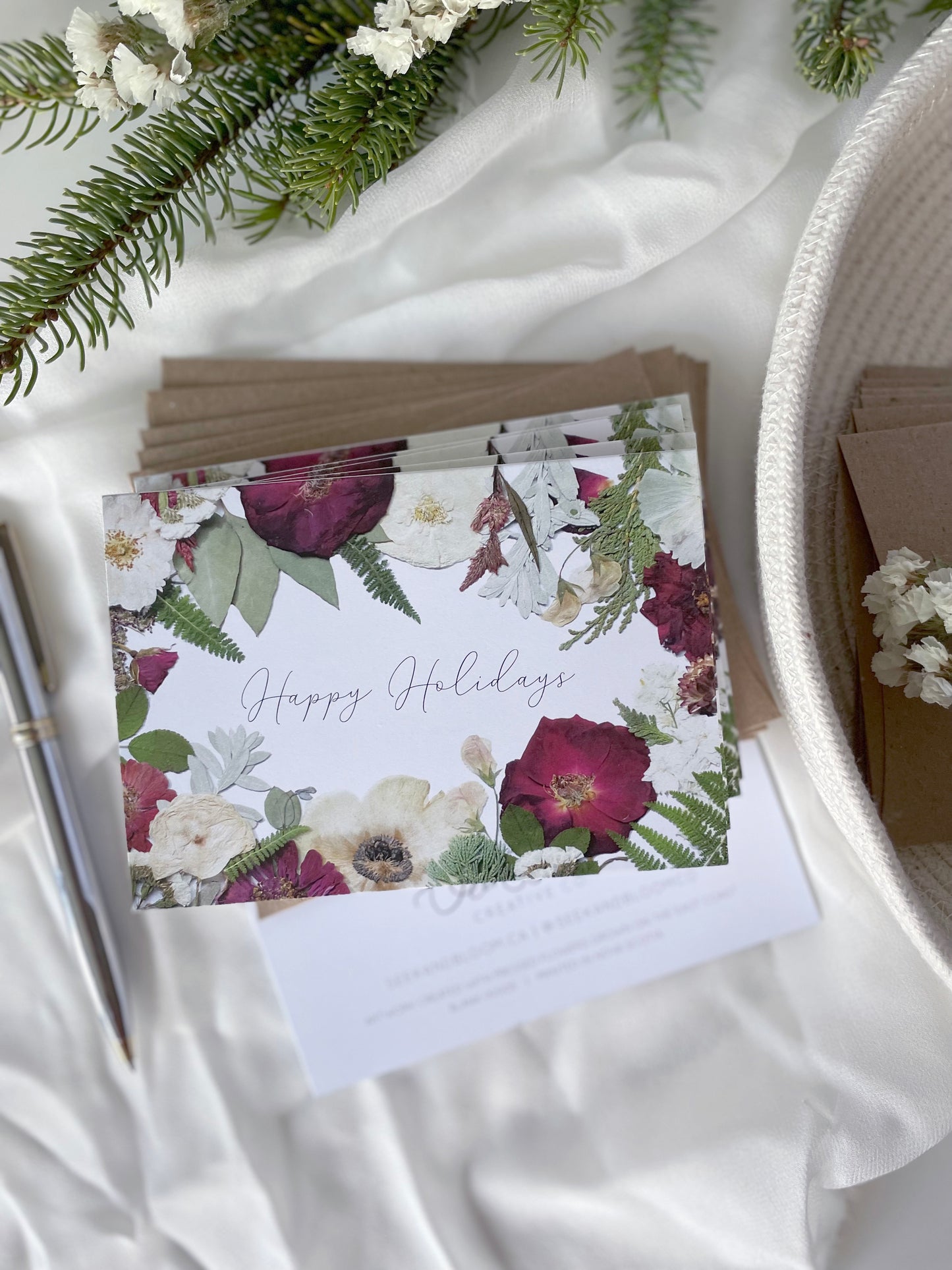 Happy Holiday's Note Card Set