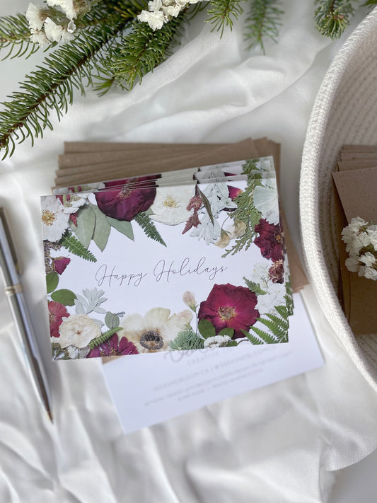 Happy Holiday's Note Card Set
