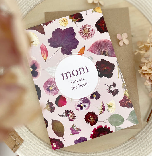 Mom You Are The Best, Mother's Day Card