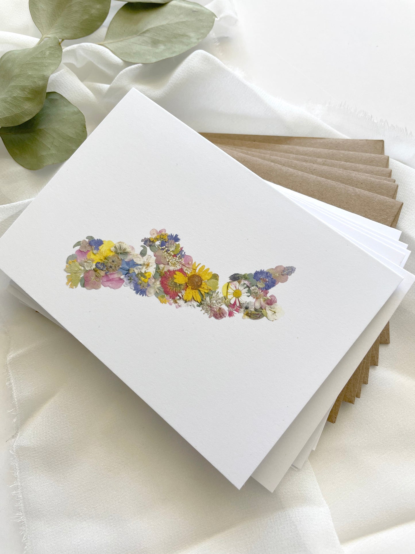 Nova Scotia Flower Map, Note Card Set
