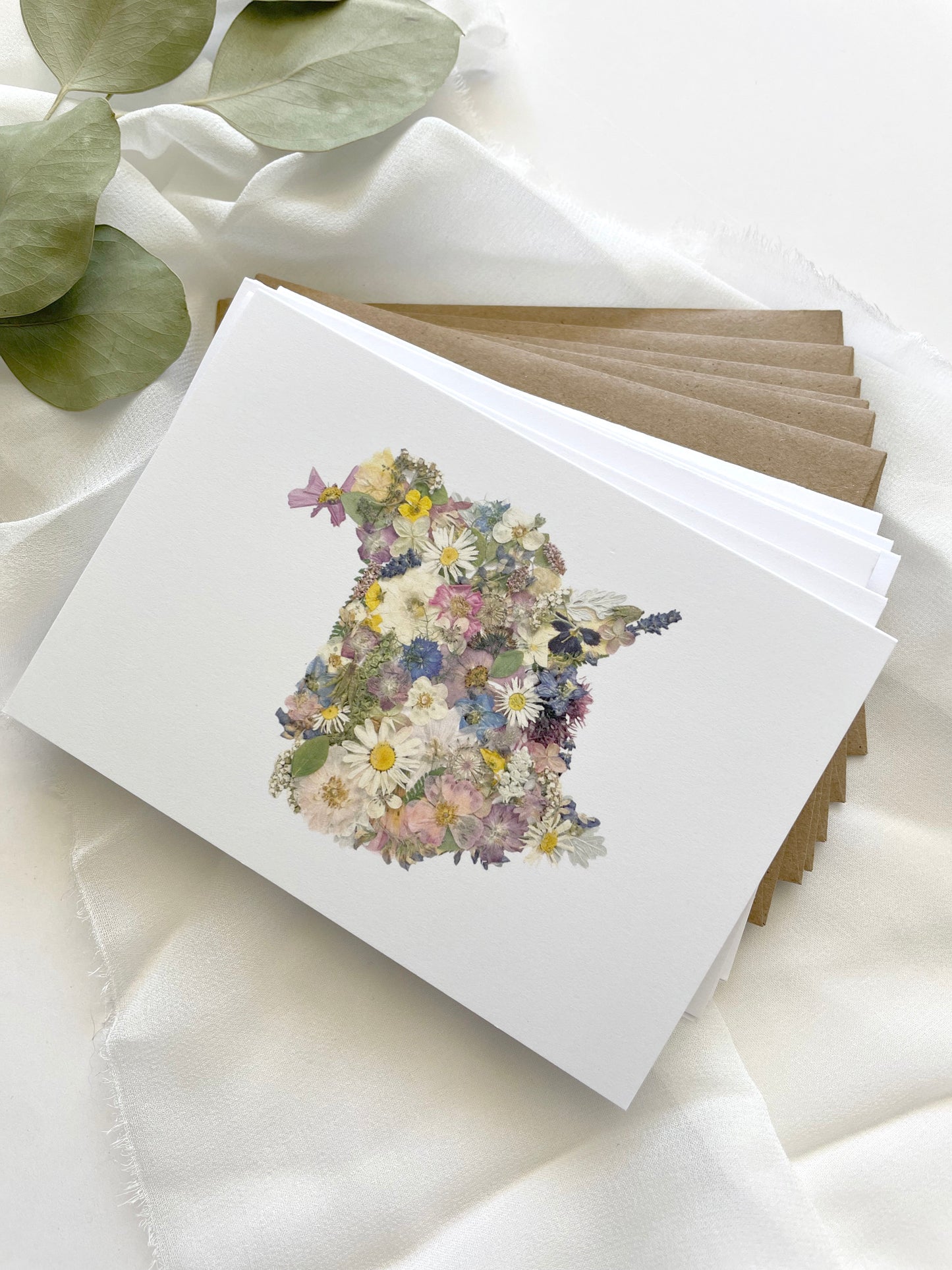 New Brunswick Flower Map , Note Card Set