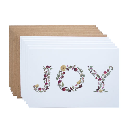 Joy , Holiday Note Card Set