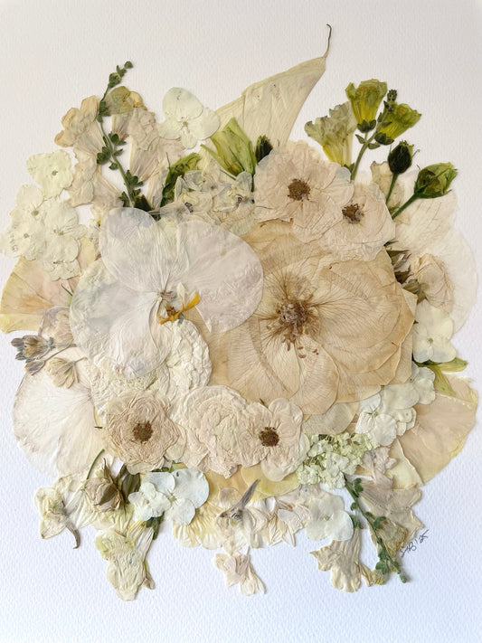 The Reality of Preserving Your White Wedding Flowers
