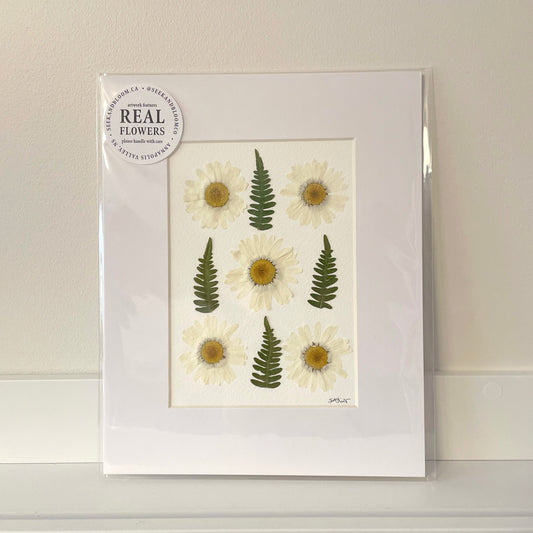 5"x7" Daisy & Fern - Original Artwork