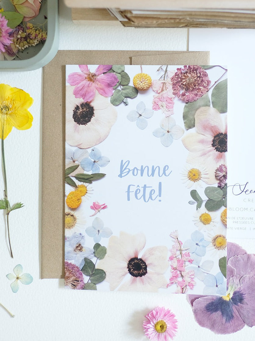 Bonne Fete, Large Card French