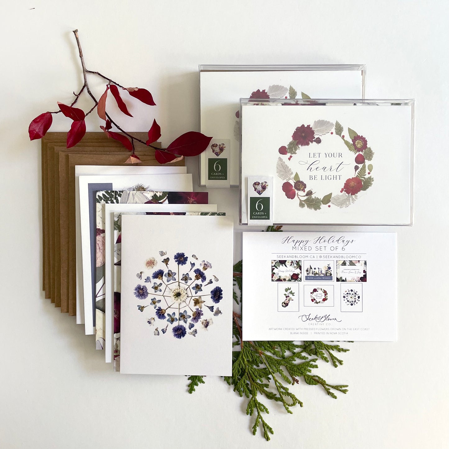 Mixed Pack, Happy Holidays Note Card Set