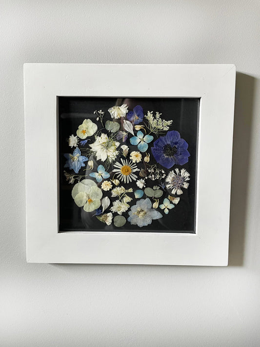 Moon Collection, White Frame - Cold Moon, Winter Solstice Full Moon