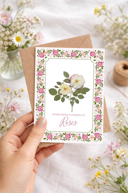 Everything's Coming Up Roses, Card