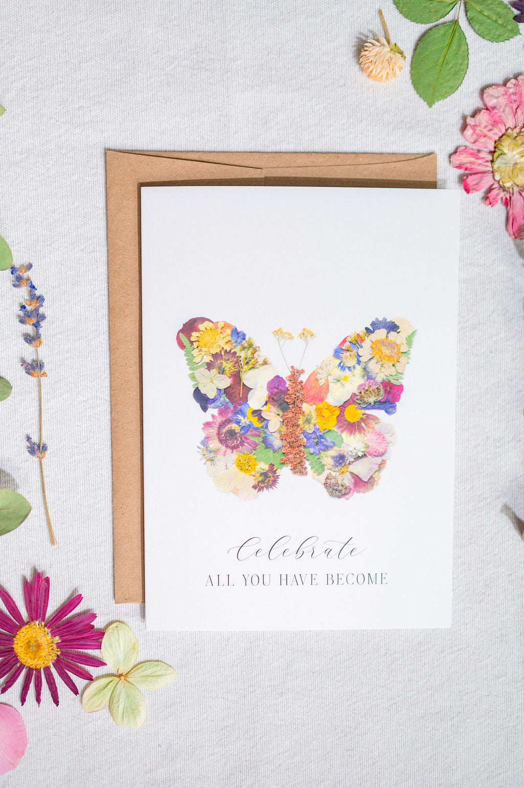 Celebrate All You Have Become, Butterfly, Birthday or Celebration, Large Card