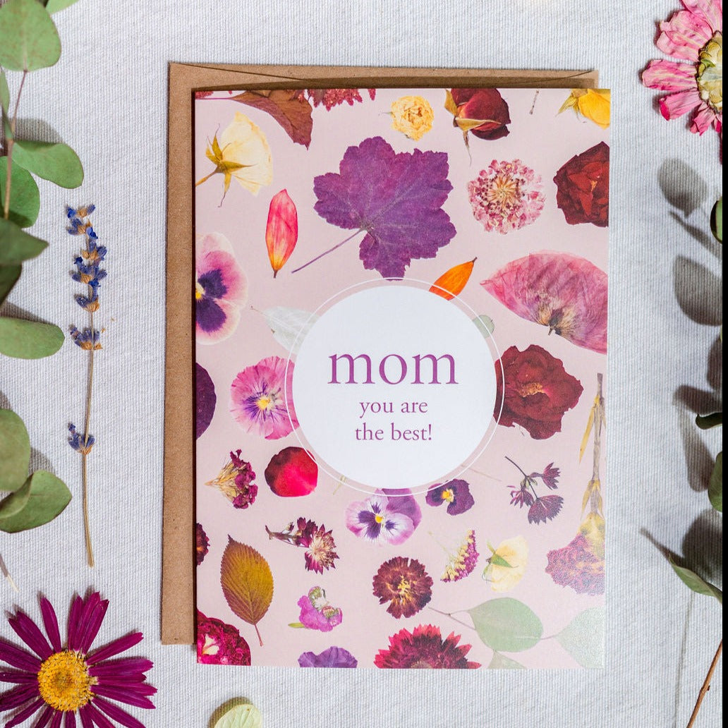 Mom You Are The Best, Mother's Day Card