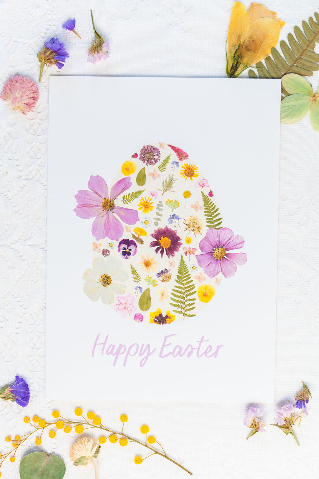 Happy Easter Egg Spring Card - Discontinued