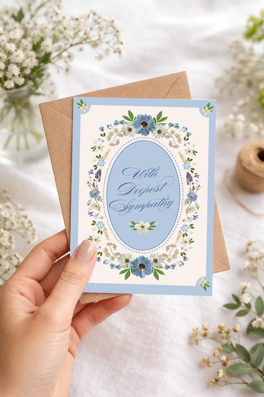 With Deepest Sympathy, Card