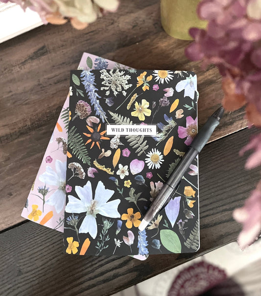 Wild Thoughts, Pressed Flower Notebooks - Discontinued