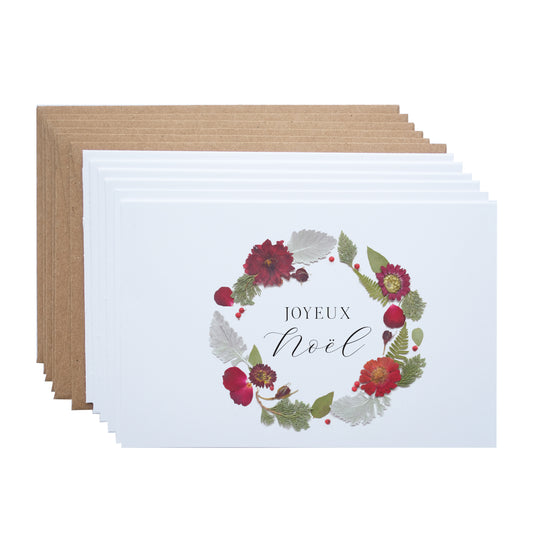 Joyeux Noel, French Holiday Note Card Set