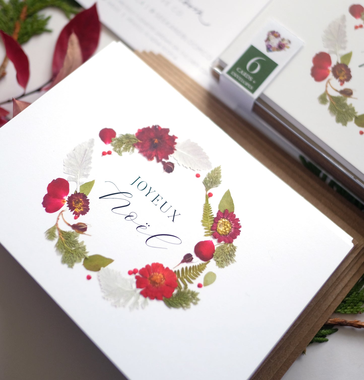 Joyeux Noel, French Holiday Note Card Set