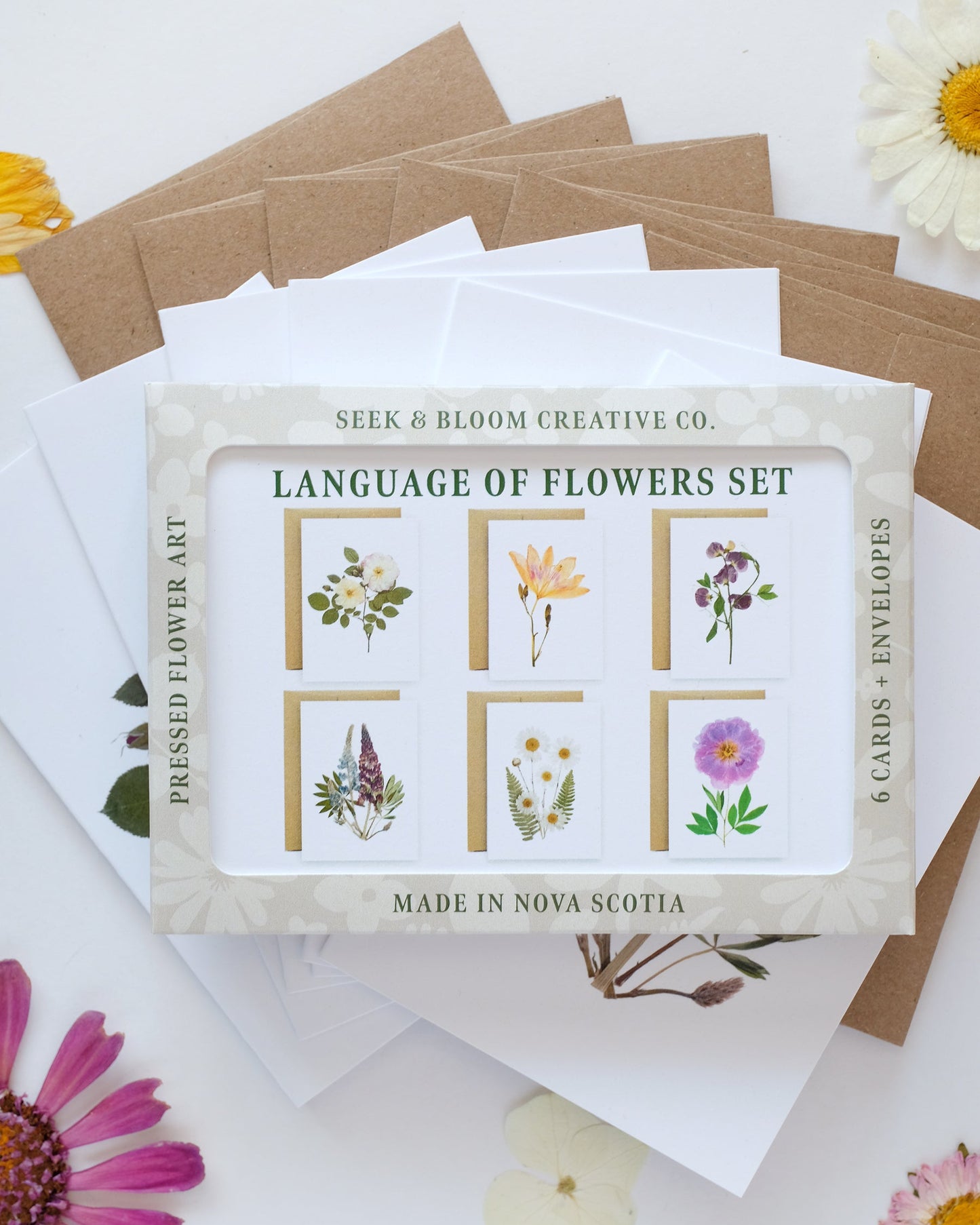 Language of Flowers - Mixed Note Card Set