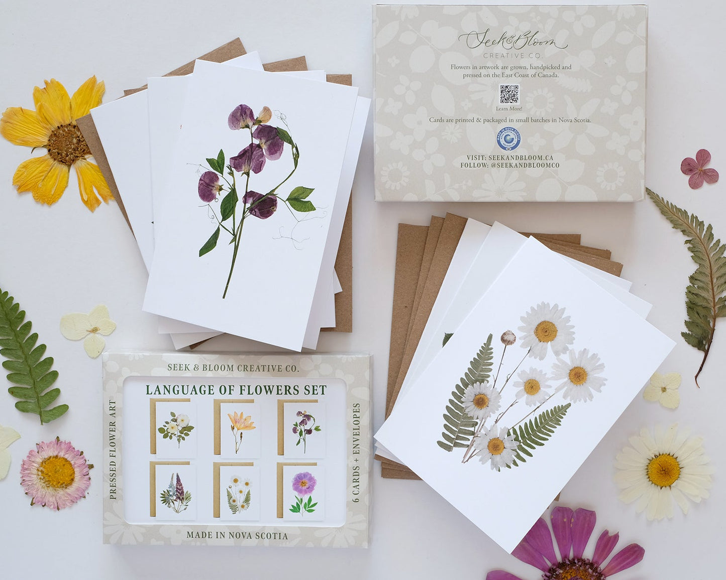 Language of Flowers - Mixed Note Card Set